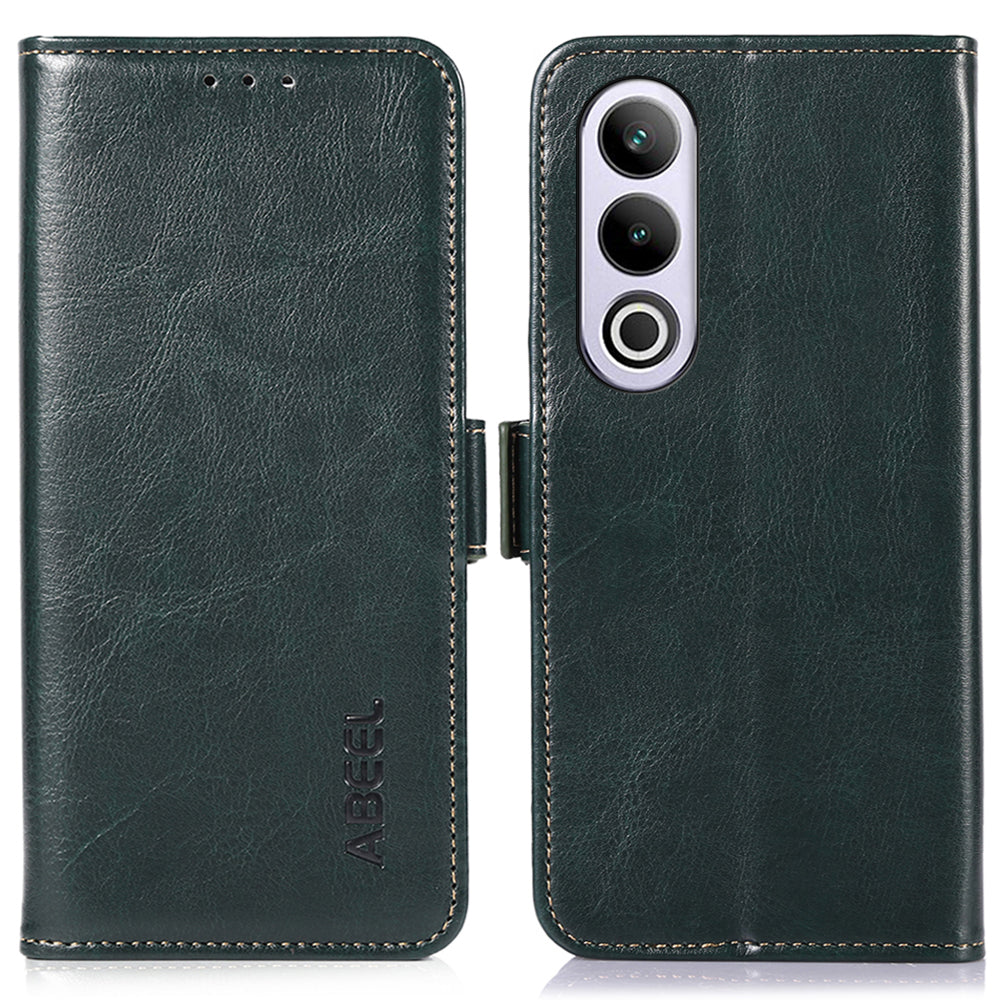 ABEEL For OnePlus Nord CE4 5G / Ace 3V 5G Wallet Case PU Leather Crazy Horse Texture Folio Phone Cover ABEEL For OnePlus Nord CE4 5G / Ace 3V 5G Wallet Case PU Leather Crazy Horse Texture Folio Phone Cover